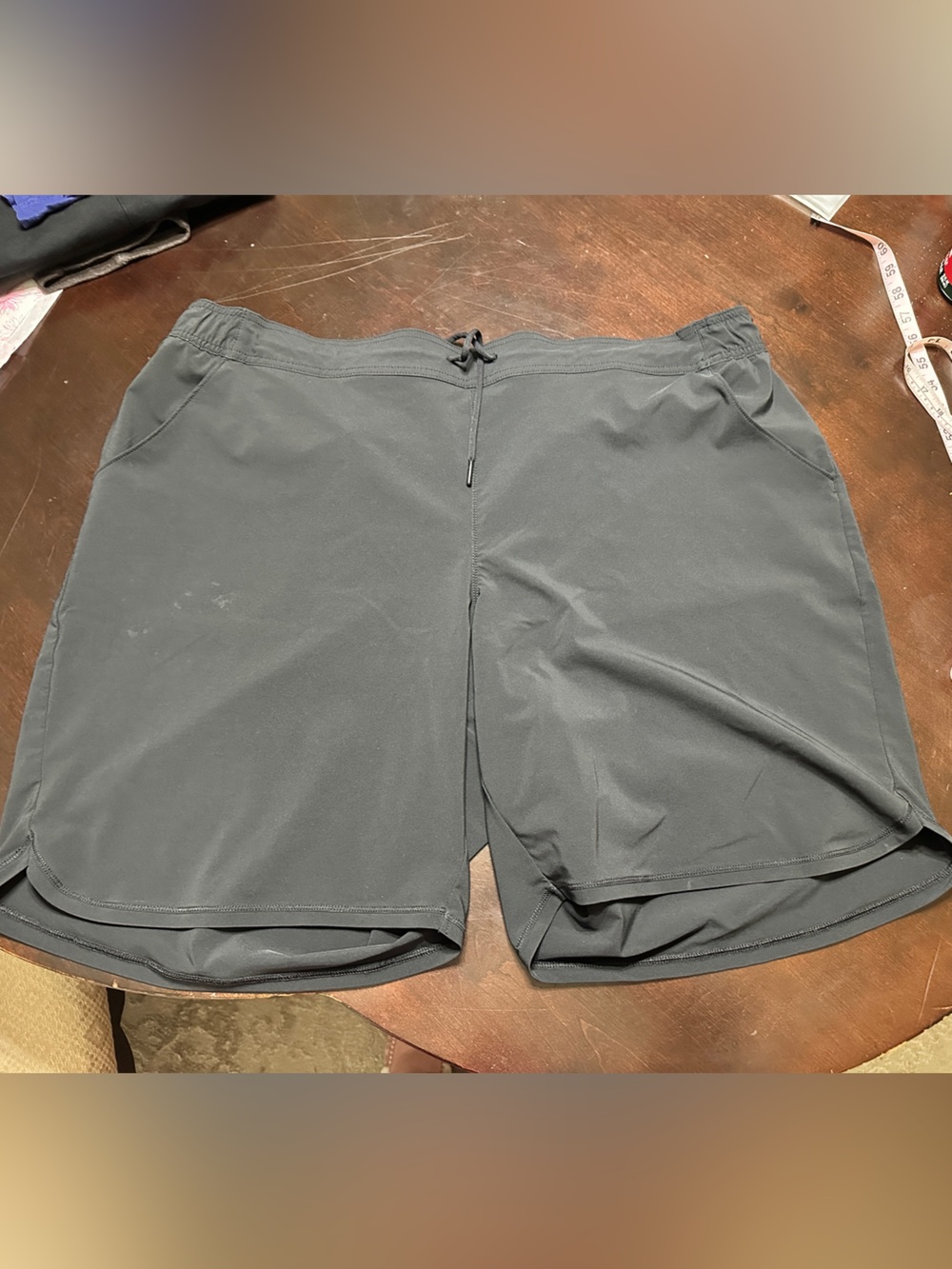 Lands' End Women's Swim Coverup Shorts - Charcoal Gray
